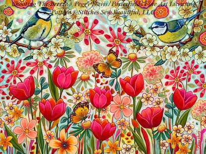 Shooting the Breeze (Small) counted cross stitch pattern by Peggy Davis/Porterfields Fine Art Licensing