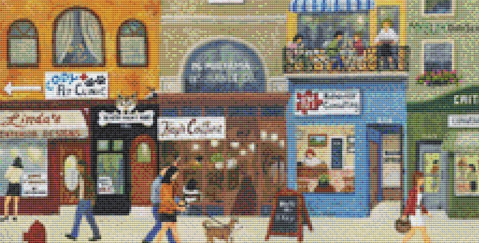 Quincey Lane counted cross stitch pattern by Gwendolyn McShepard/Ansada Art Licensing Group, LLC