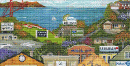 Quincey Lane counted cross stitch pattern by Gwendolyn McShepard/Ansada Art Licensing Group, LLC