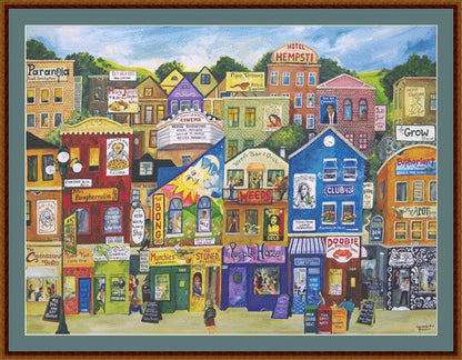Chronic Blvd (Max Size/Color) counted cross stitch pattern by Gwendolyn McShepard/Ansada Art Licensing Group, LLC