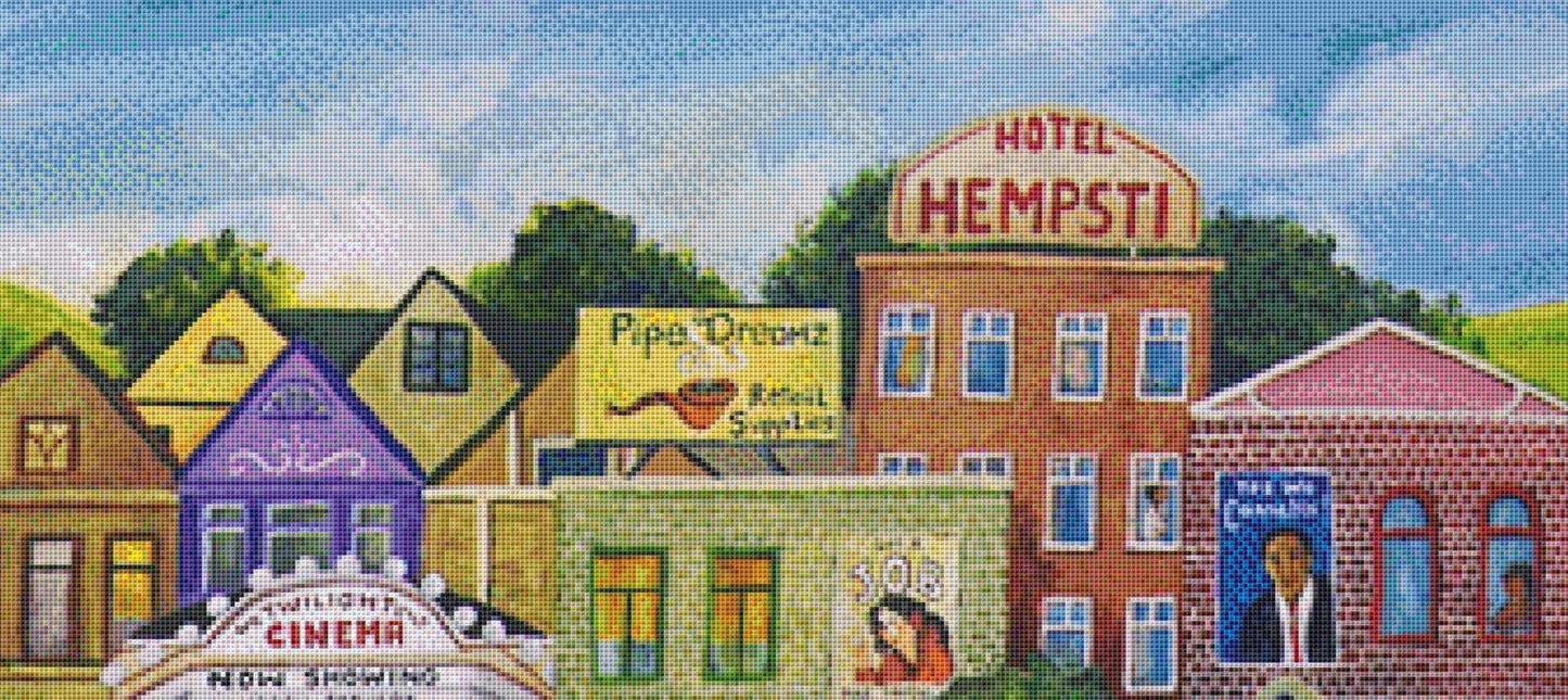 Chronic Blvd (Max Size/Color) counted cross stitch pattern by Gwendolyn McShepard/Ansada Art Licensing Group, LLC