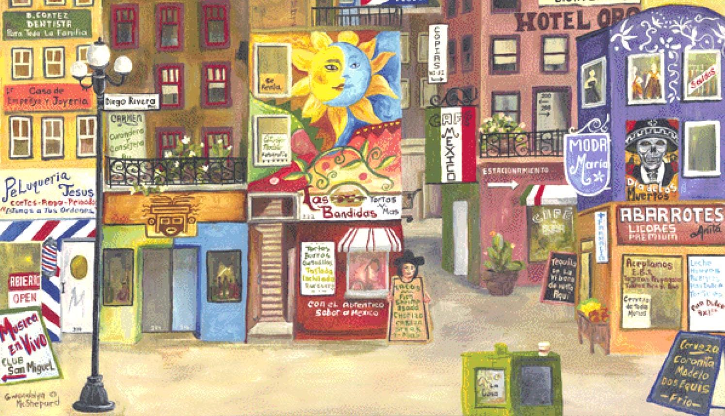 Diego Rivera (Max Size/Color) counted cross stitch pattern by Gwendolyn McShepard/Ansada Art Licensing Group, LLC