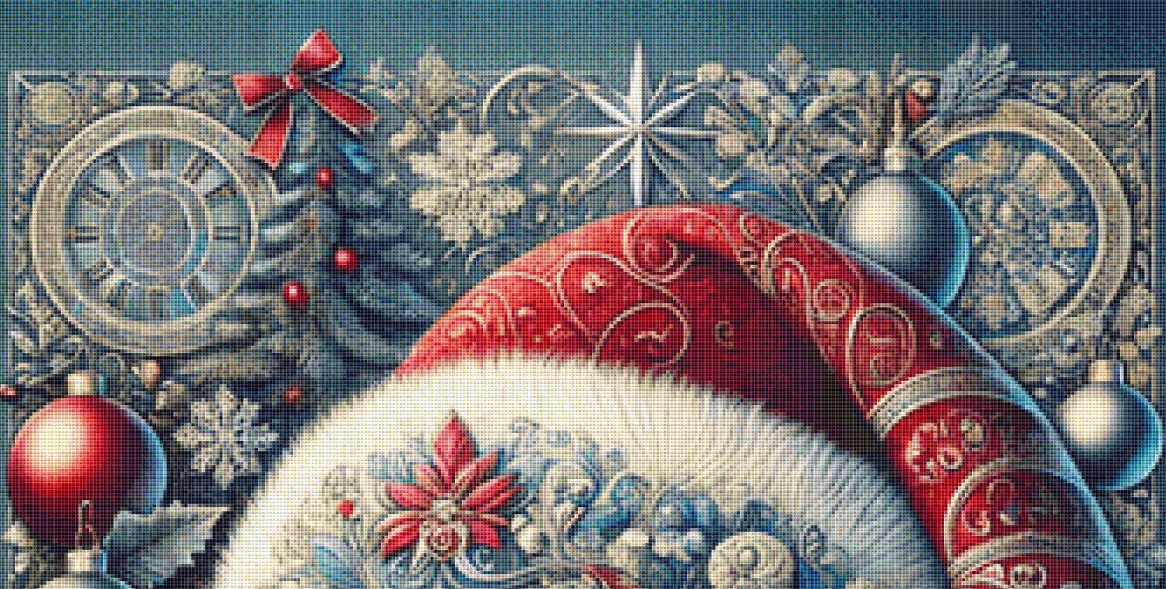Ol' Saint Nick (Max Size/Color) counted cross stitch pattern by Eder Jose Rosa