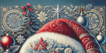 Ol' Saint Nick (Max Size/Color) counted cross stitch pattern by Eder Jose Rosa