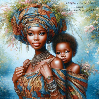 A Mother's Love counted cross stitch pattern by Ana Dias