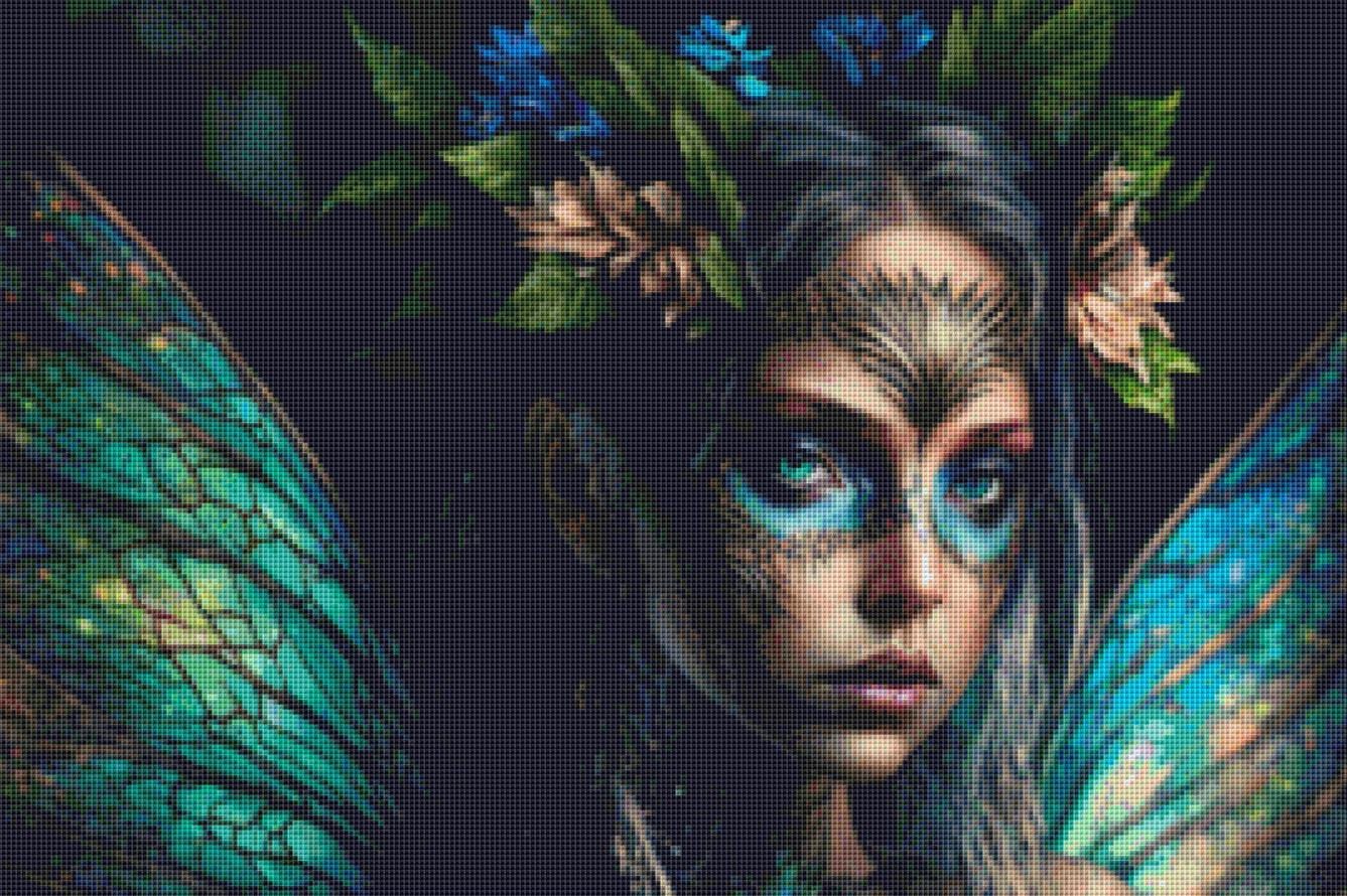 Bodypaint Contest counted cross stitch pattern by FaiRYTaiLS