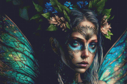 Bodypaint Contest counted cross stitch pattern by FaiRYTaiLS