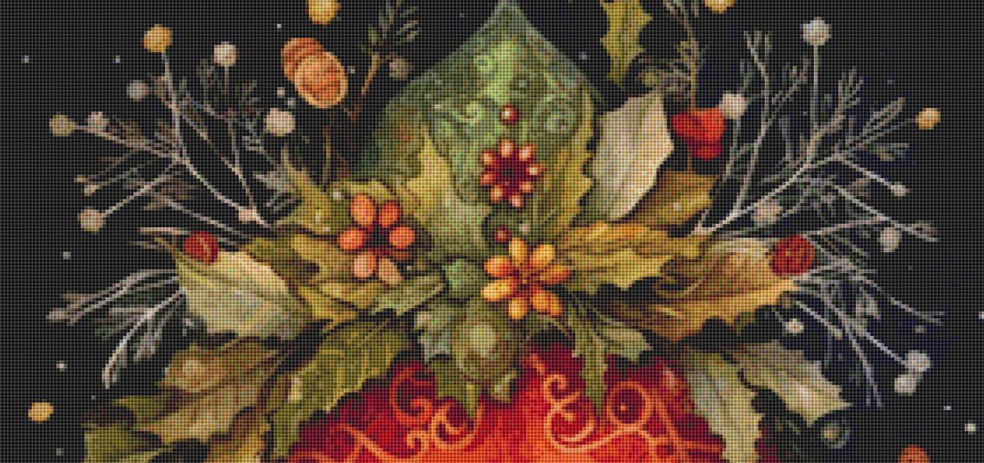 Yule Goddess No. 4 counted cross stitch pattern by DutchLadyMysticArt