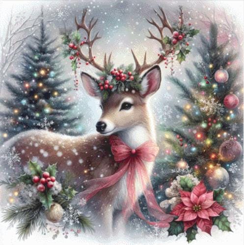Dasher counted cross stitch pattern by DazzlingDoodleDreams