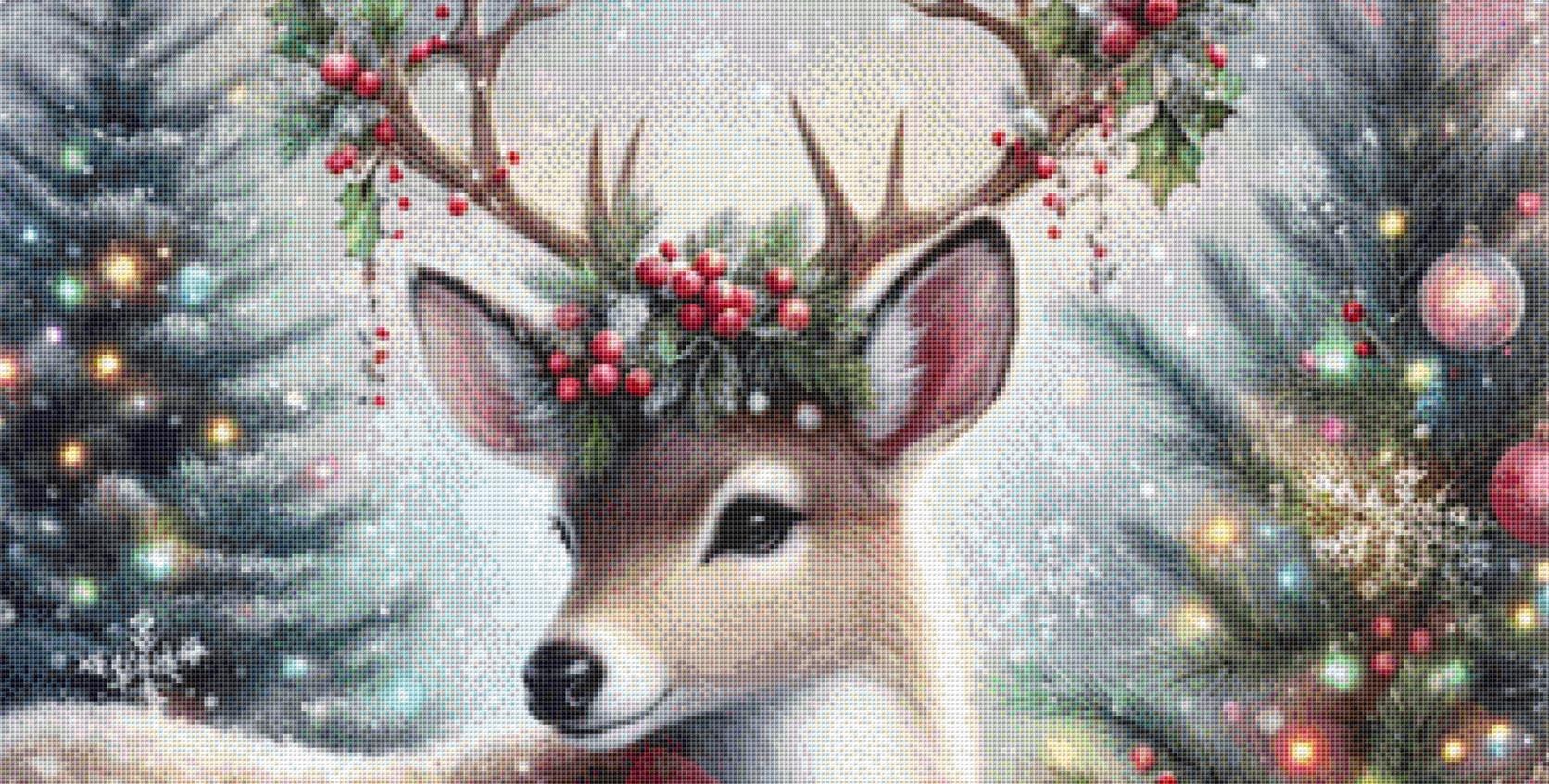 Dasher counted cross stitch pattern by DazzlingDoodleDreams