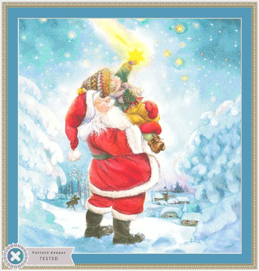 Catch a Falling Star counted cross stitch pattern by Lisi Martin/AB Pictura, Karlstad, Sweden
