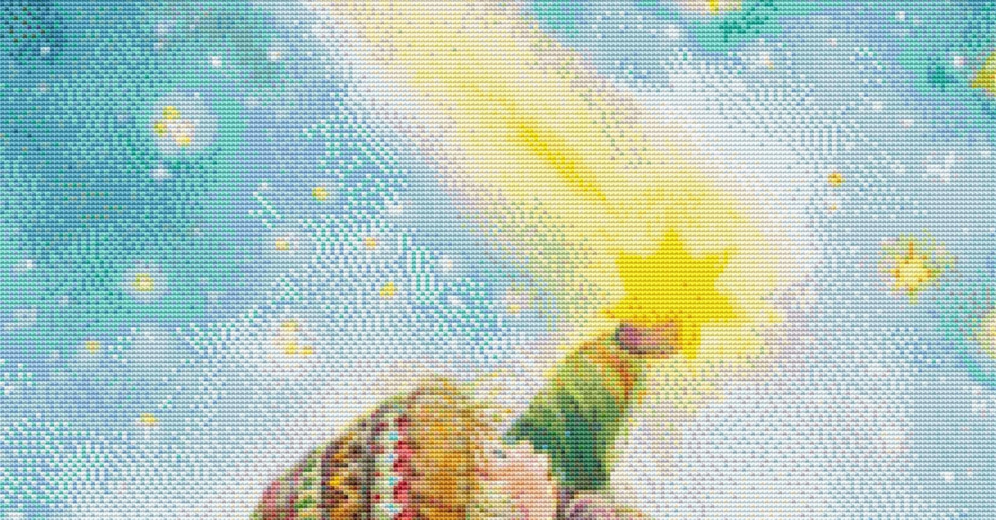 Catch a Falling Star counted cross stitch pattern by Lisi Martin/AB Pictura, Karlstad, Sweden