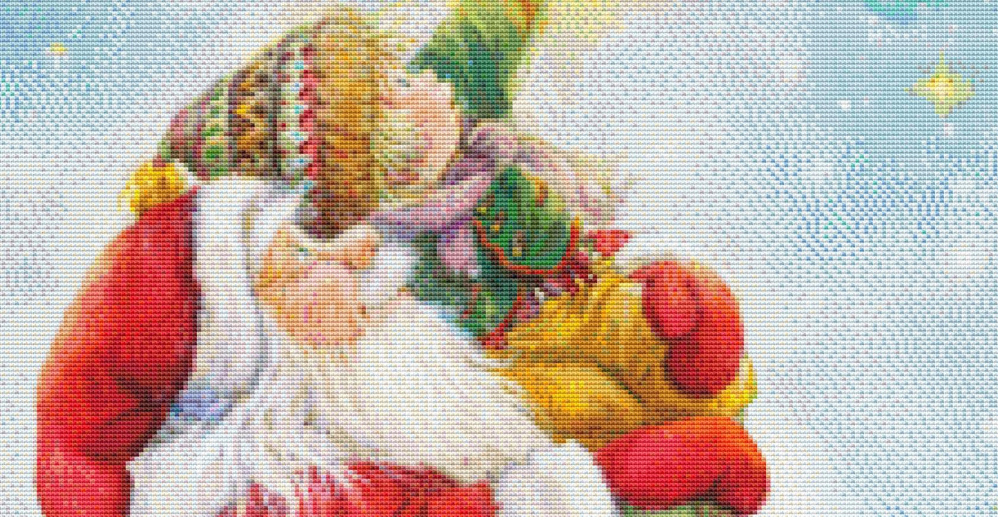 Catch a Falling Star counted cross stitch pattern by Lisi Martin/AB Pictura, Karlstad, Sweden