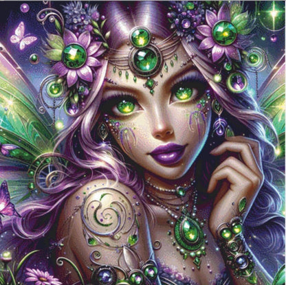 Samaira Dragonfly Fairy counted cross stitch pattern by Ever After Wonderland