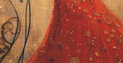 Peaceful Floral Beauty counted cross stitch pattern by Ingrid Jean