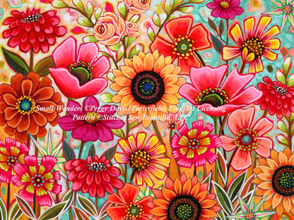 Small Wonders counted cross stitch pattern by Peggy Davis/Porterfields Fine Art Licensing