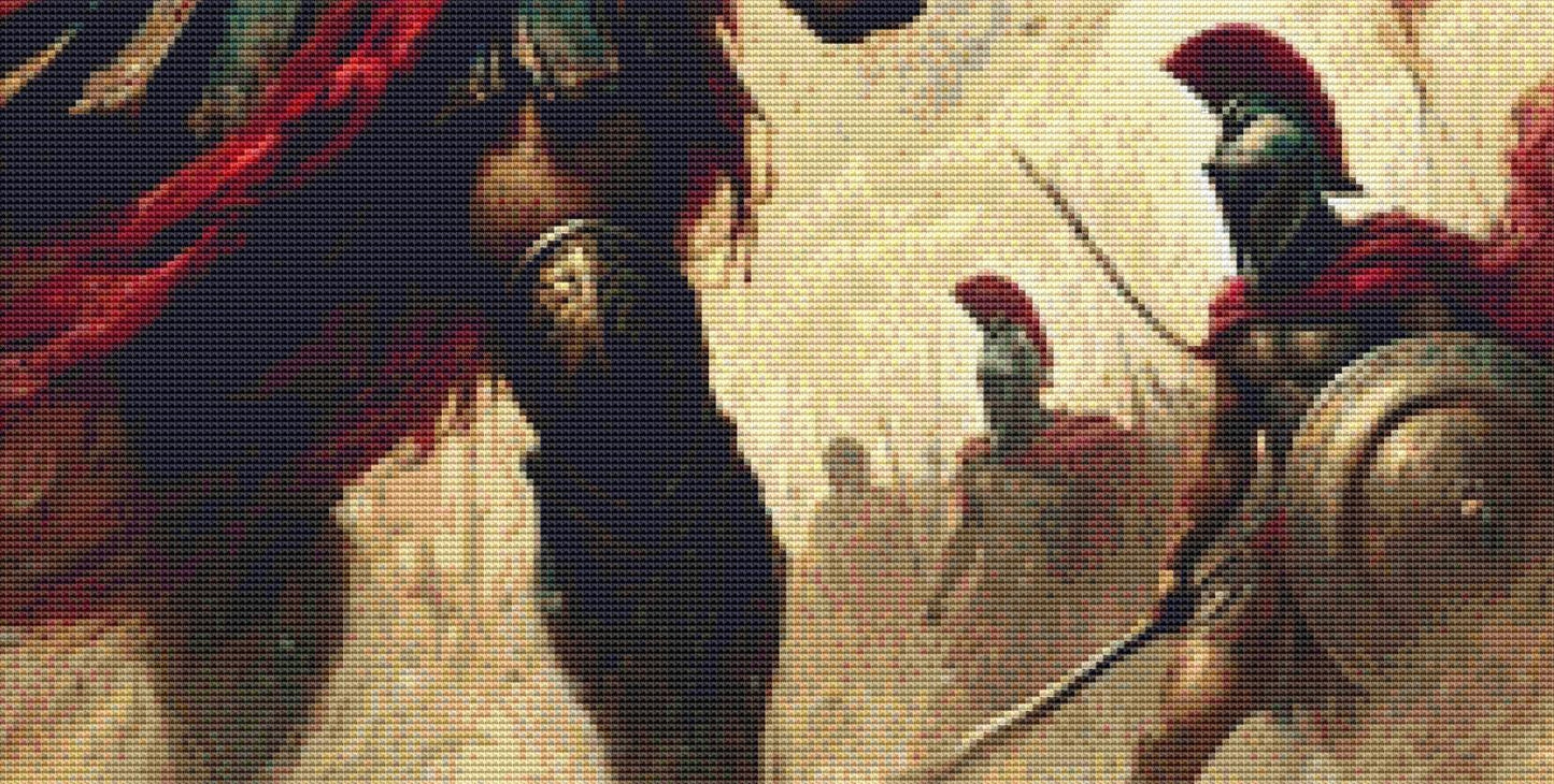 The Last Battle counted cross stitch pattern by Eder Jose Rosa