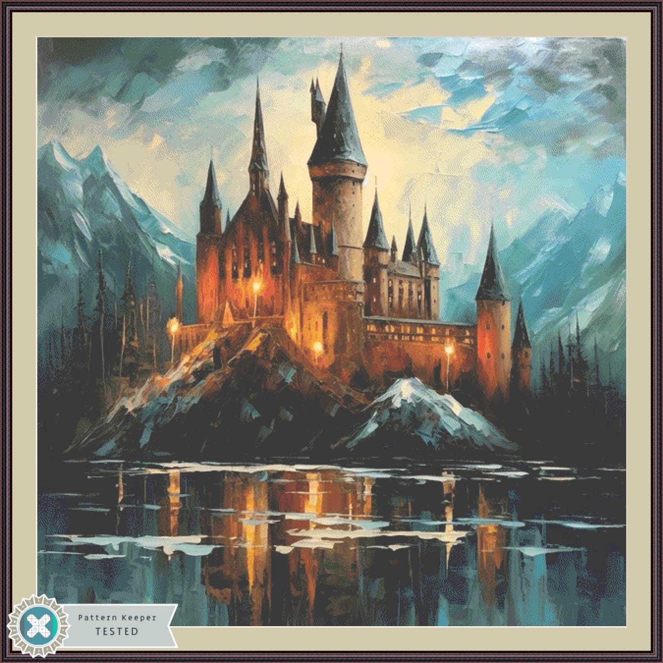 Castle (Max Size) counted cross stitch pattern by Eder Jose Rosa