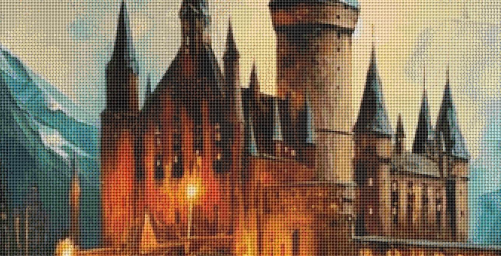 Castle (Max Size) counted cross stitch pattern by Eder Jose Rosa