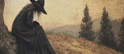 Witch (Max Size/Color) counted cross stitch pattern by Tammy L. Gross