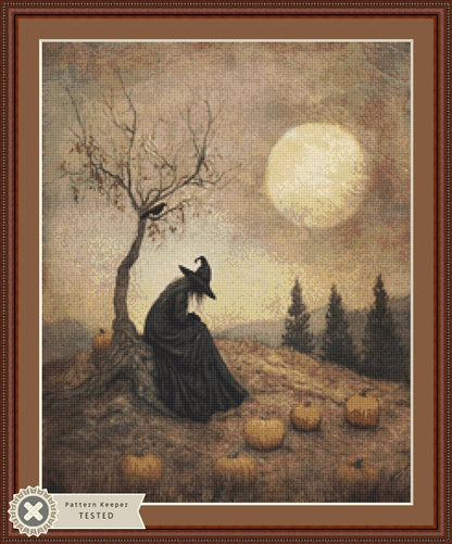Witch (Small) counted cross stitch pattern by Tammy L. Gross