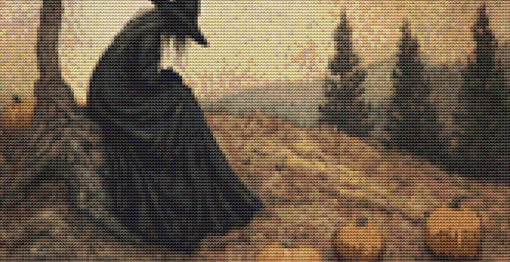 Witch (Small) counted cross stitch pattern by Tammy L. Gross