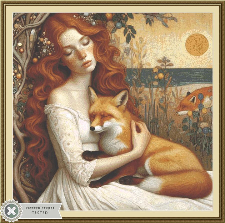 Claire counted cross stitch pattern by Ana Dias