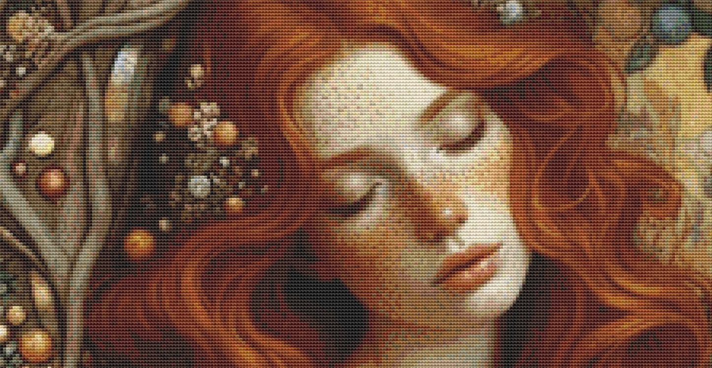 Claire counted cross stitch pattern by Ana Dias