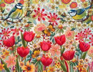 Shooting the Breeze (Small) counted cross stitch pattern by Peggy Davis/Porterfields Fine Art Licensing