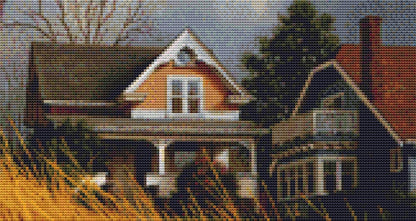 Fastball counted cross stitch pattern by Jim Daly/Ansada Art Licensing Group, LLC