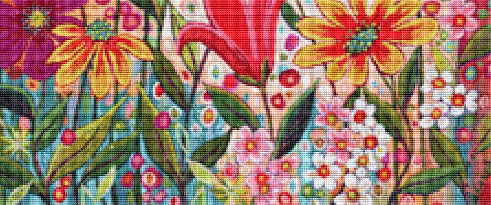 Fanciful (Small) counted cross stitch pattern by Peggy Davis/Porterfields Fine Art Licensing