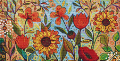 Joy in the Morning (Small) counted cross stitch pattern by Peggy Davis/Porterfields Fine Art Licensing