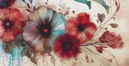 When Love Strikes counted cross stitch pattern by World of Love Hearts/Adrian G. Eyre