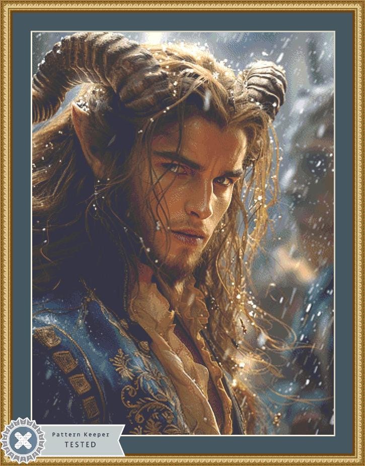 The Beauty counted cross stitch pattern by Eder Jose Rosa