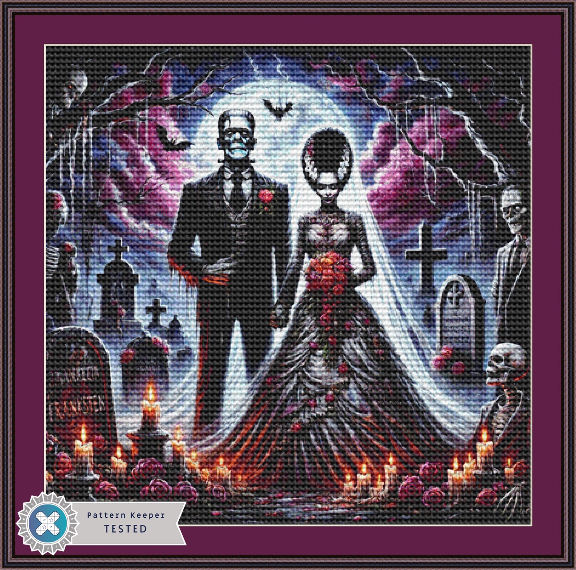 A Monstrous Love cross stitch pattern by Eder Jose Rosa