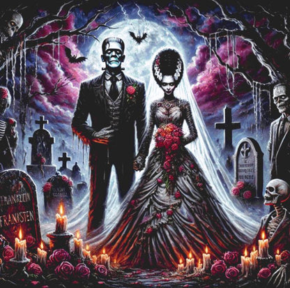 A Monstrous Love (Max Size/Color) counted cross stitch pattern by Eder Jose Rosa