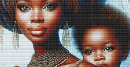 A Mother's Love counted cross stitch pattern by Ana Dias