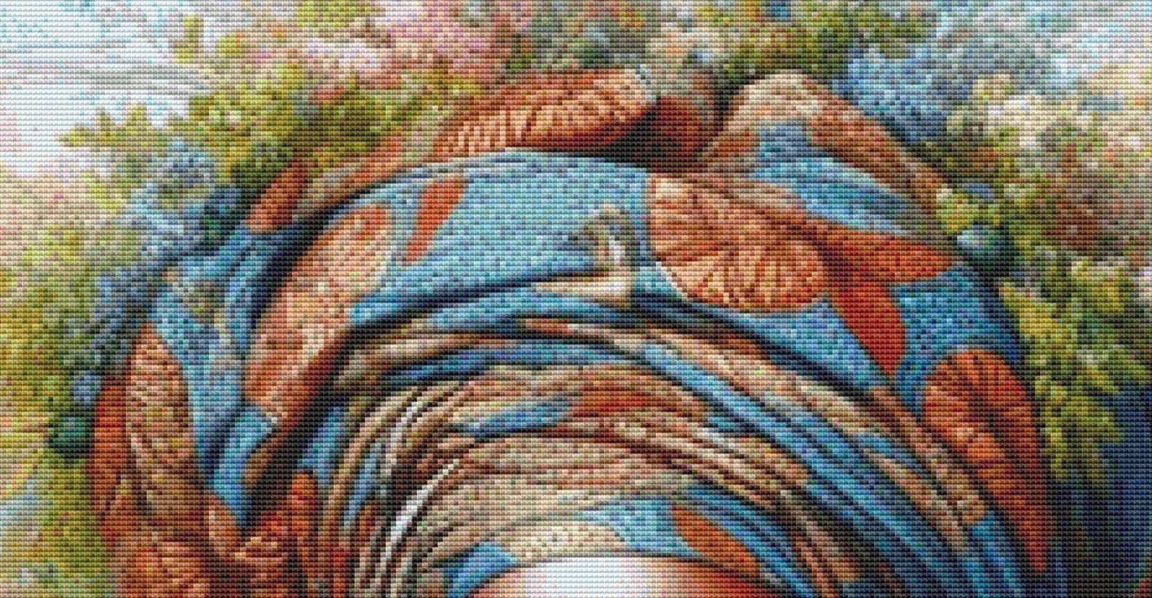 A Mother's Love counted cross stitch pattern by Ana Dias