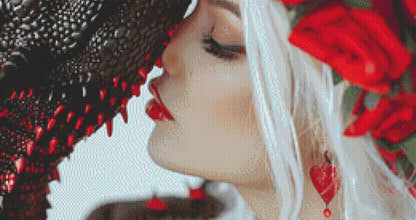 Be My Valentine counted cross stitch pattern by Serr.Kai