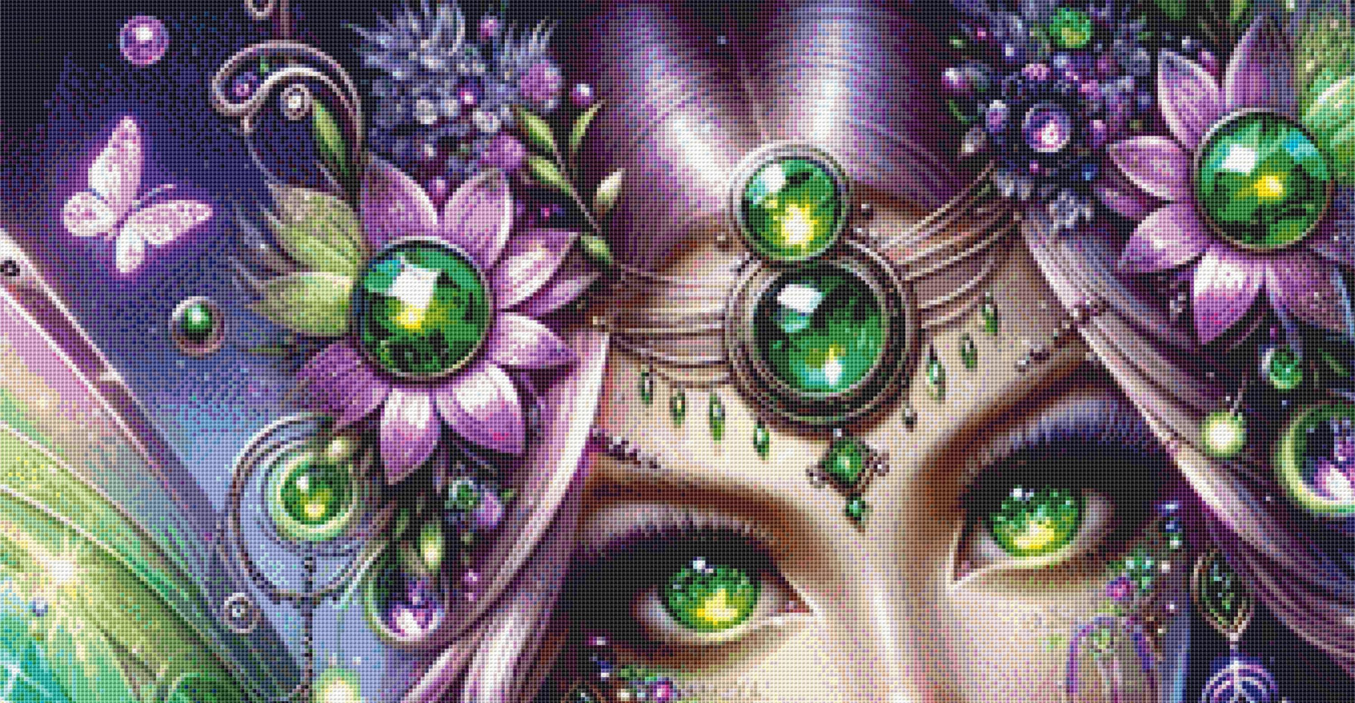 Samaira Dragonfly Fairy counted cross stitch pattern by Ever After Wonderland