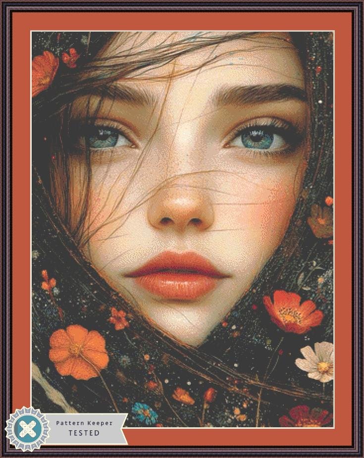 Beautiful Embrace counted cross stitch pattern by Ingrid Jean