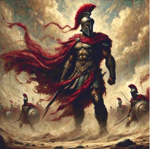 The Last Battle counted cross stitch pattern by Eder Jose Rosa