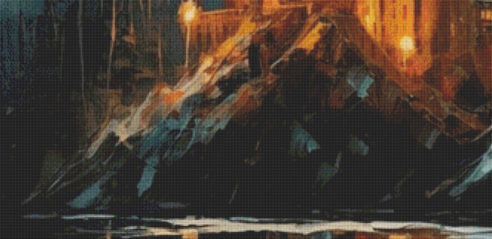 Castle (Max Size) counted cross stitch pattern by Eder Jose Rosa