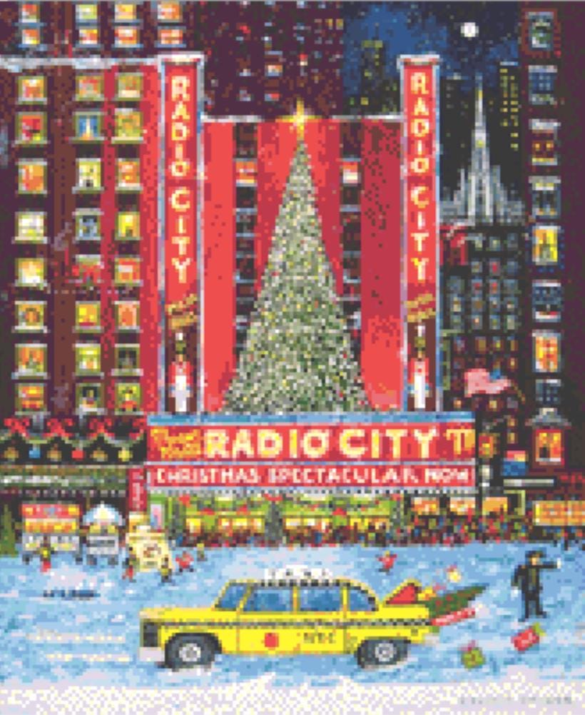 Radio City Christmas Spectacular (Small) cross stitch pattern by Patrick Gauthier