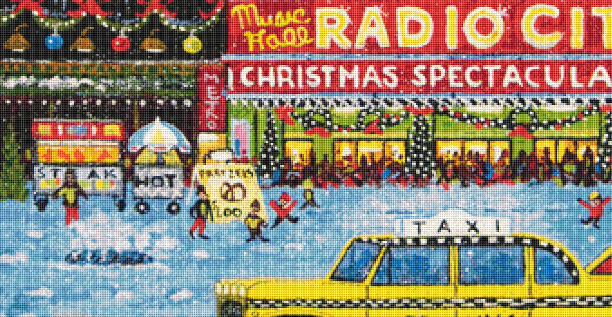 Radio City Christmas Spectacular (Max Size/Color) cross stitch pattern by Patrick Gauthier