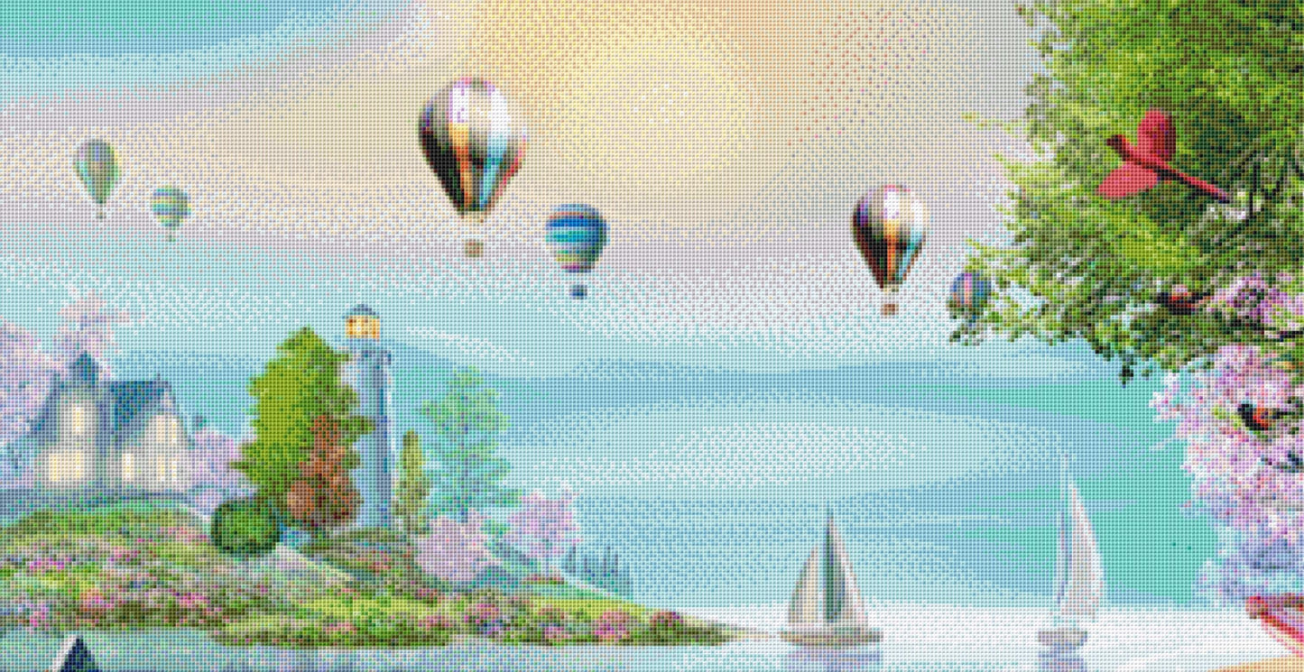 The Days Glory cross stitch pattern © Caplyn Dor/Porterfields Fine Art Licensing