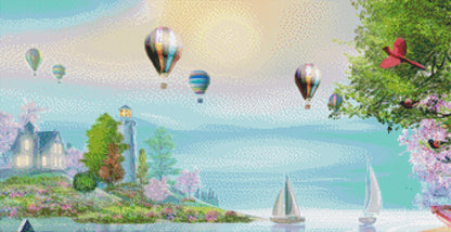 The Days Glory cross stitch pattern © Caplyn Dor/Porterfields Fine Art Licensing