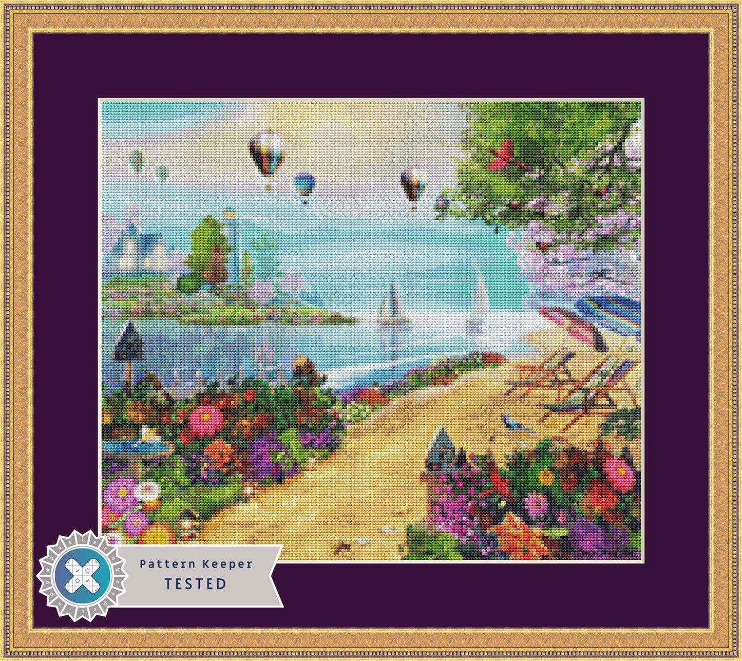 The Days Glory (Small) cross stitch pattern by Caplyn Dor/Porterfields Fine Art Licensing
