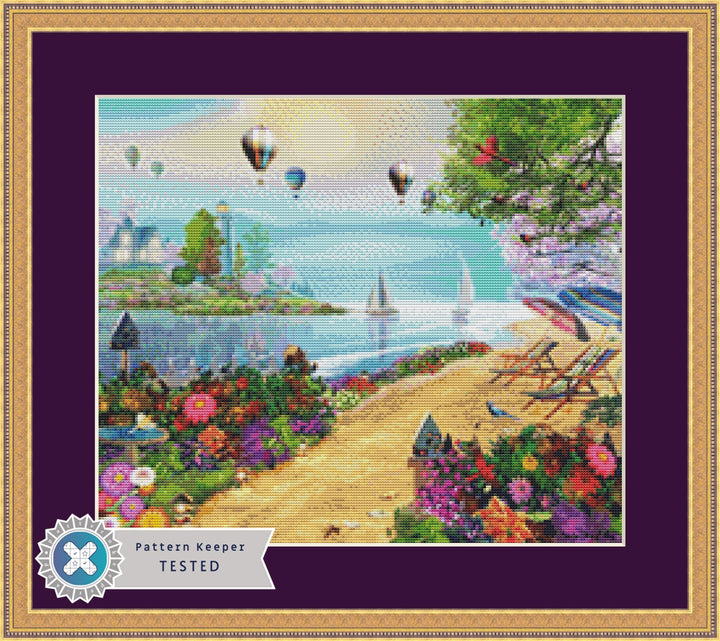 The Days Glory (Small) cross stitch pattern by Caplyn Dor/Porterfields Fine Art Licensing