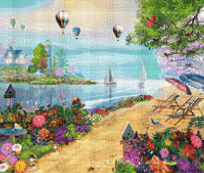 The Days Glory (Small) cross stitch pattern by Caplyn Dor/Porterfields Fine Art Licensing